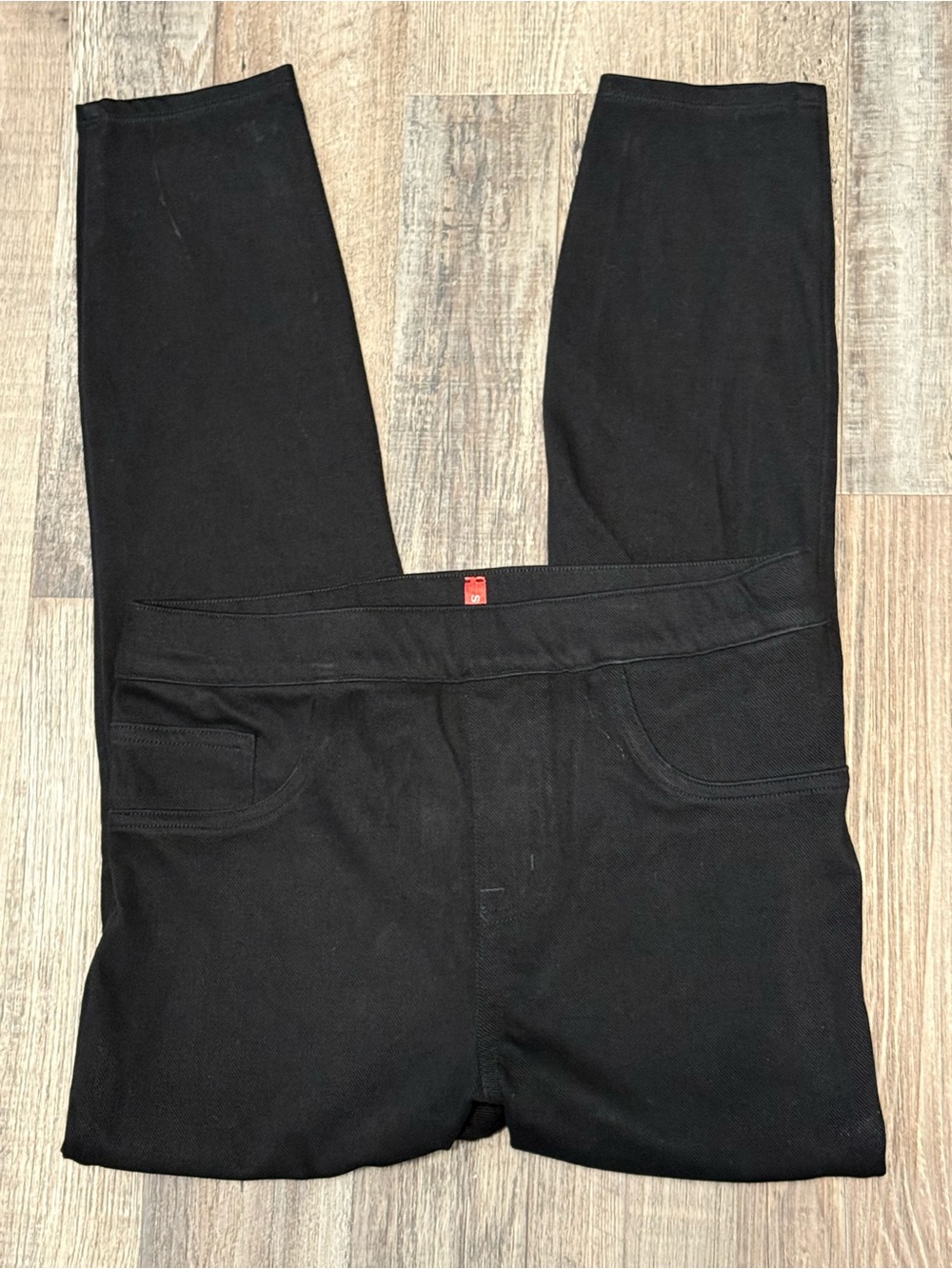 Spanx Jean-ish Ankle Black Leggings Medium